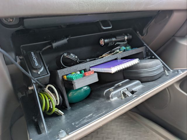 Glove box organizer