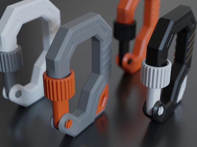 Screw lock carabiner, the creator's preview image