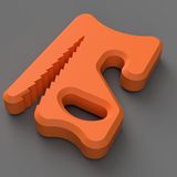 Guyline tensioner hook, preview from the creator's page