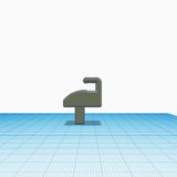 Sun visor clip, TF, preview from the creator's page