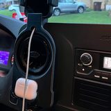 Phone mount with charging cable, preview from the creator's page