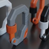 Screw lock carabiner, preview from the creator's page
