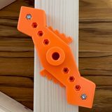 Self-centering drill guide, preview from the creator's page