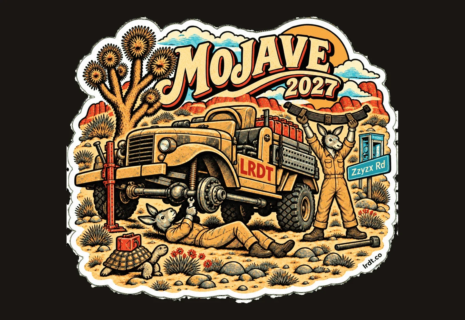 The Mojave 2027 sticker